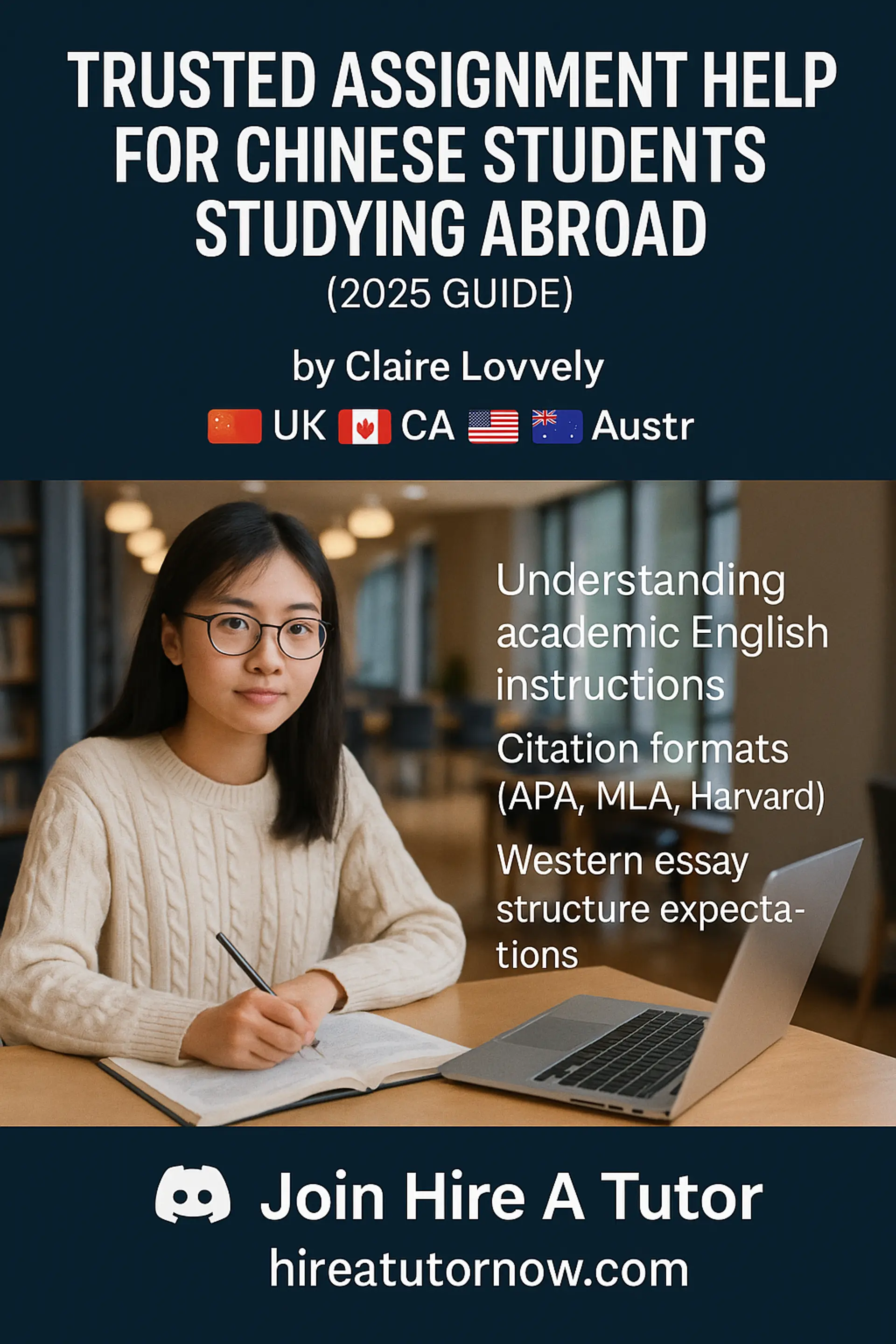 How Chinese Students Get Safe Assignment Help in the U.S., UK, Canada, and Australia (2025)