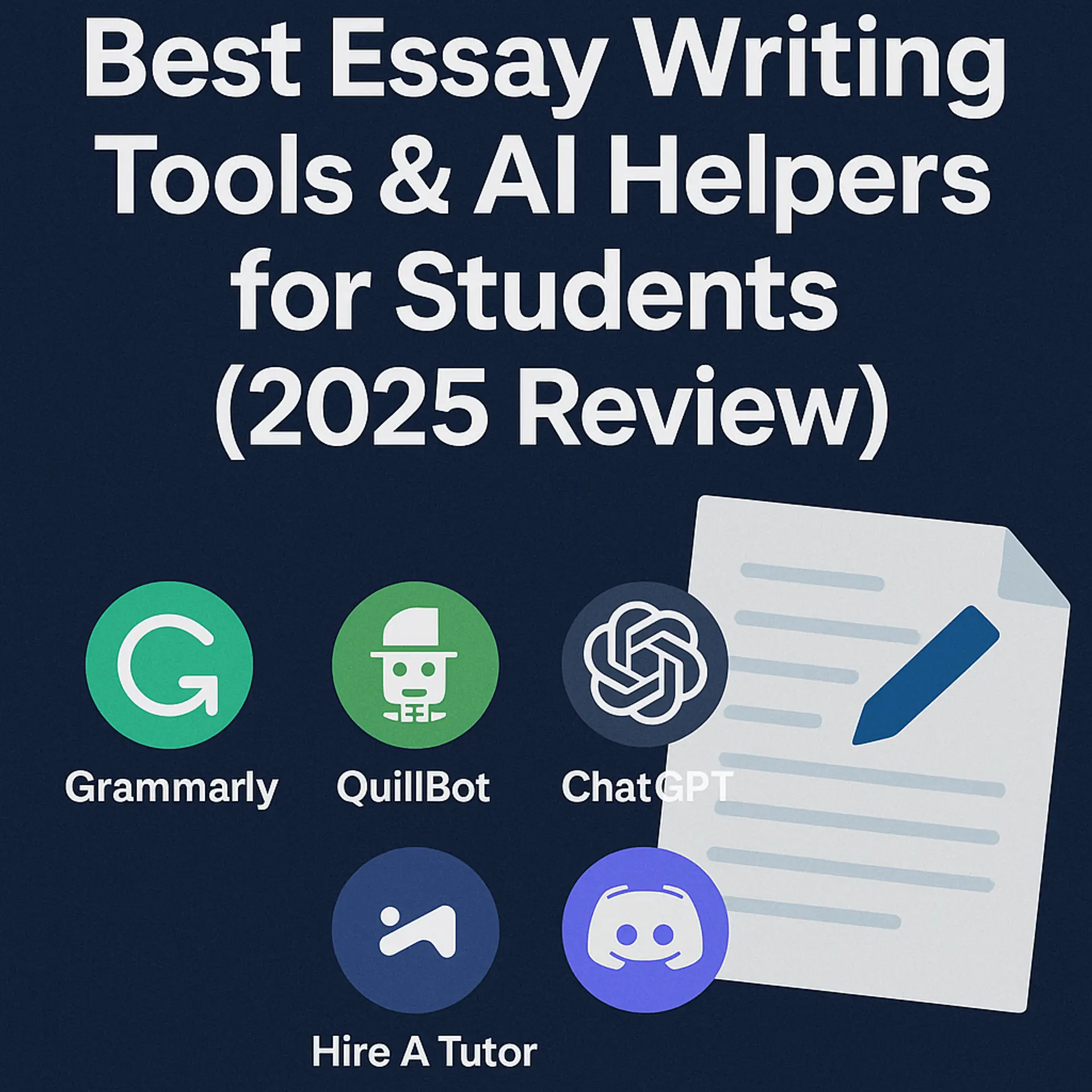 Best Essay Writing Tools and AI Assistants for Students (2025 Guide)