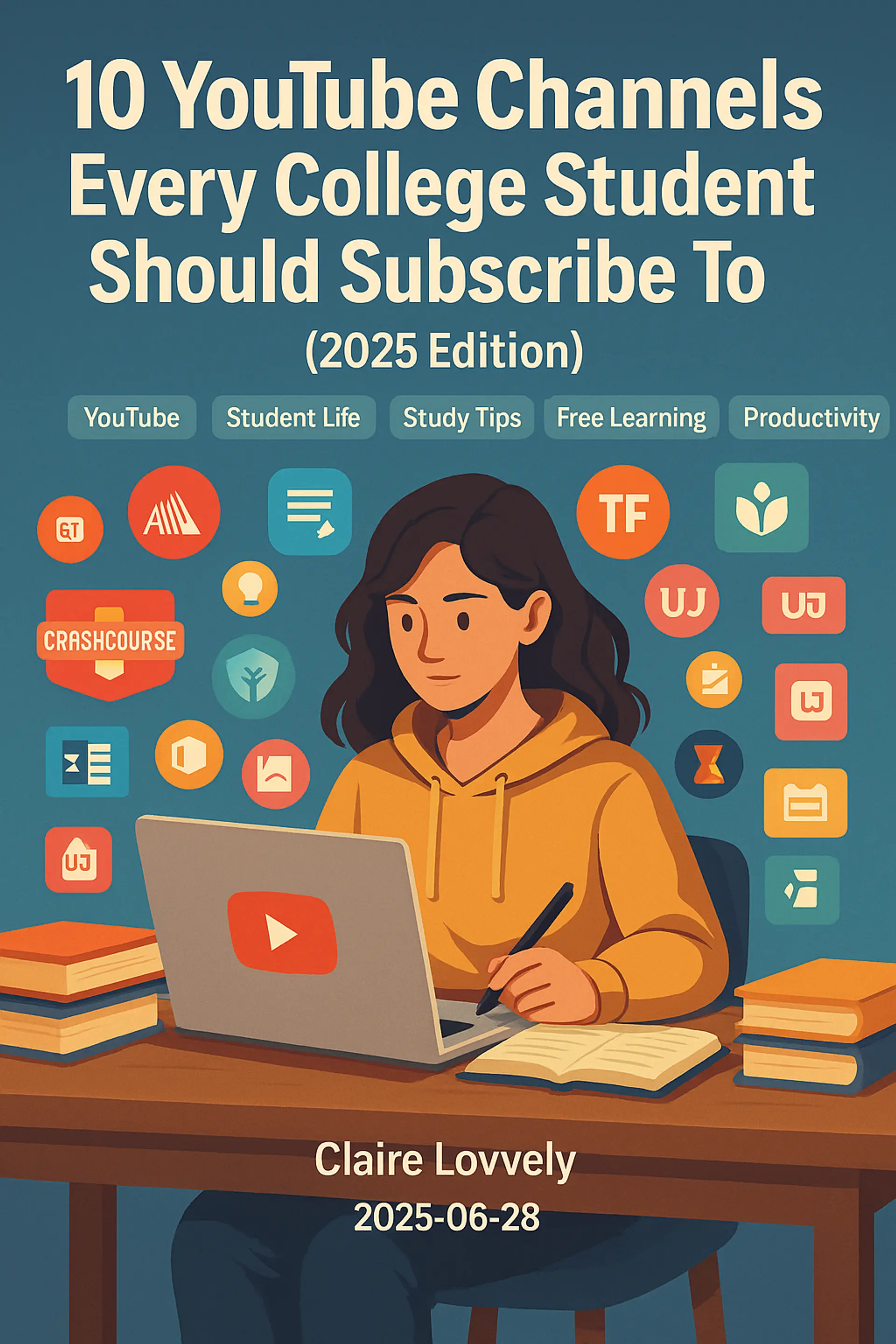 YouTube Channels College Students Actually Use to Study Smarter (2025 Guide)
