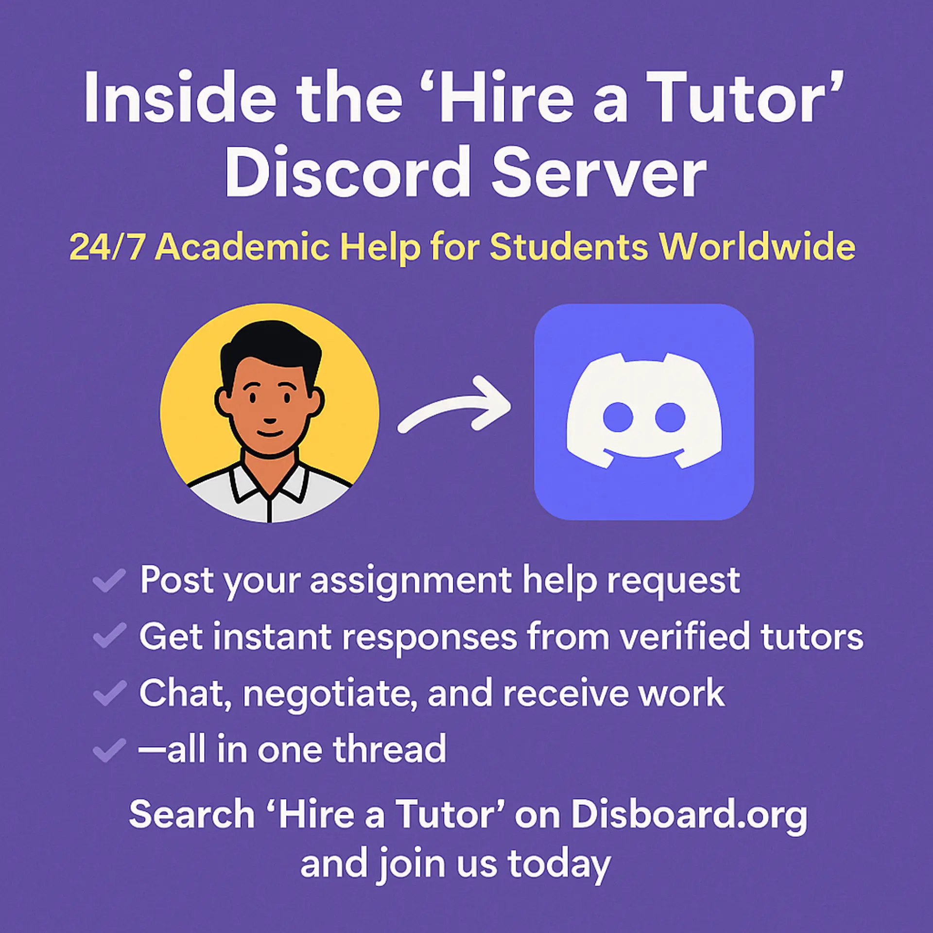 Inside the ‘Hire a Tutor’ Discord Server: 24/7 Academic Help for Students Worldwide